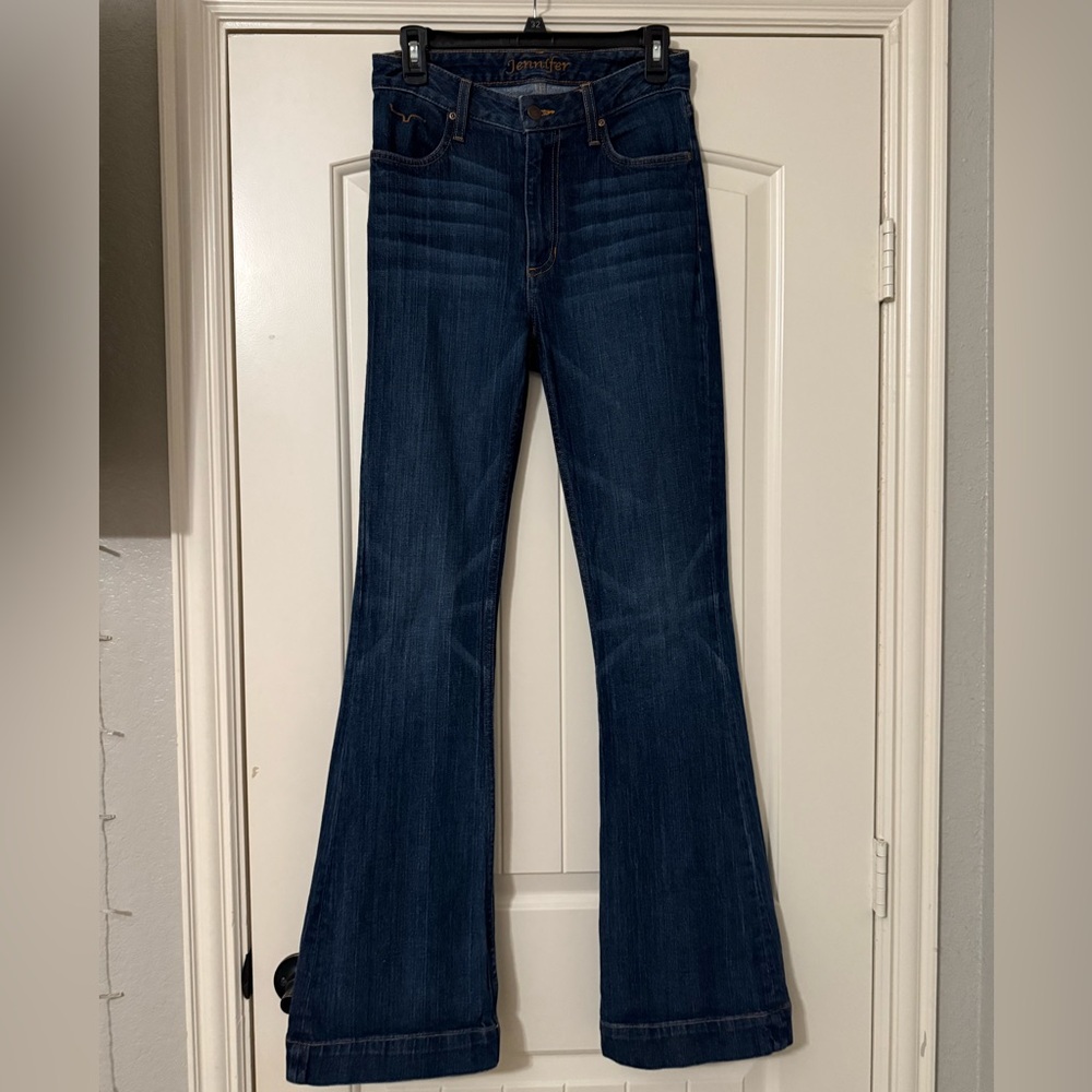 Women’s Kimes Ranch Jennifer Dark Wash Super Flare Jeans